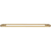 Top Knobs TK3359HB Brockwell 18" Center to Center Pull Backplate Honey Bronze - KnobDepot
