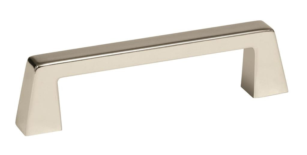 Amerock 2000610 Blackrock 3-3/4 inch (96mm) Center-to-Center Polished Nickel Cabinet Pull