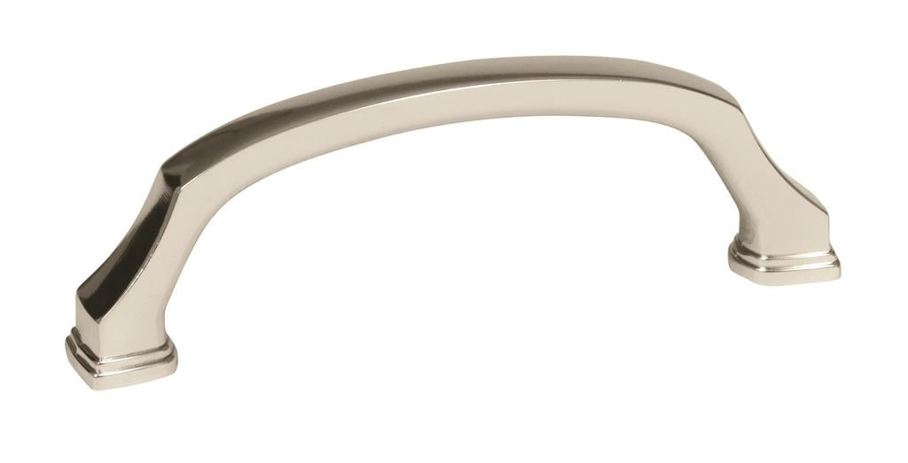 Amerock 2000662 Revitalize 3-3/4 inch (96mm) Center-to-Center Polished Nickel Cabinet Pull