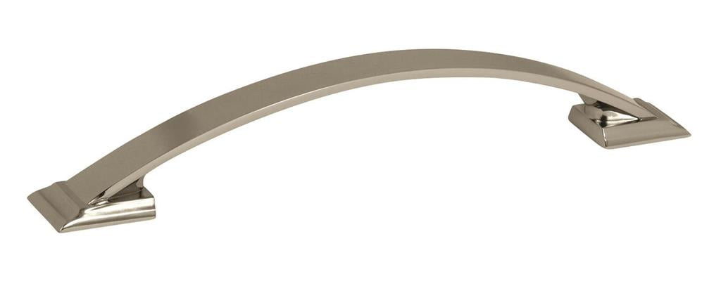 Amerock 2000697 Candler 5-1/16 inch (128mm) Center-to-Center Polished Nickel Cabinet Pull