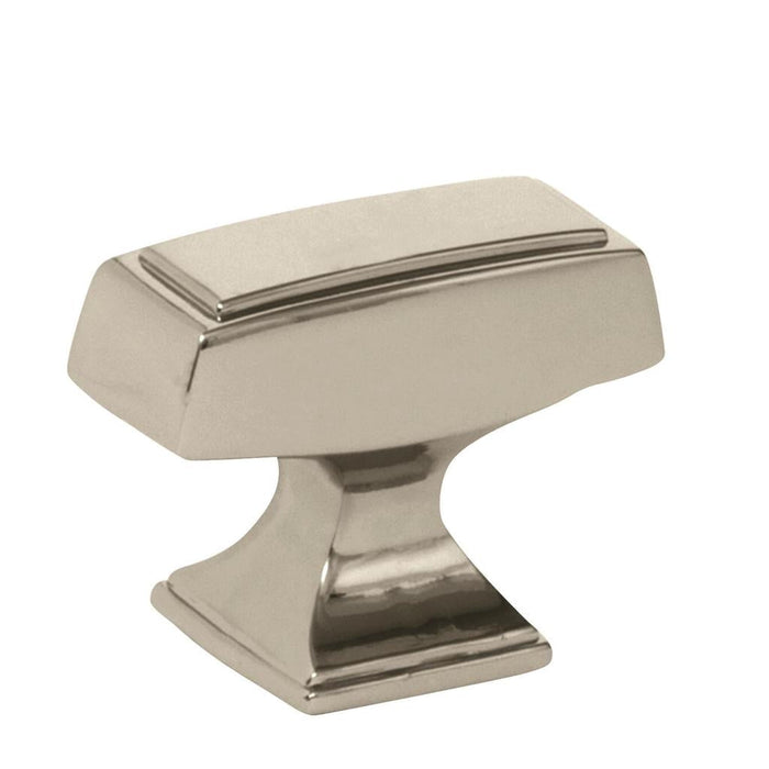 Amerock 2000730 Mulholland 1-1/2 inch (38mm) Length Polished Nickel Cabinet Knob