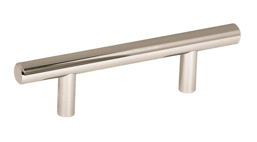 Amerock 2000804 Bar Pulls 3 inch (76mm) Center-to-Center Polished Nickel Cabinet Pull