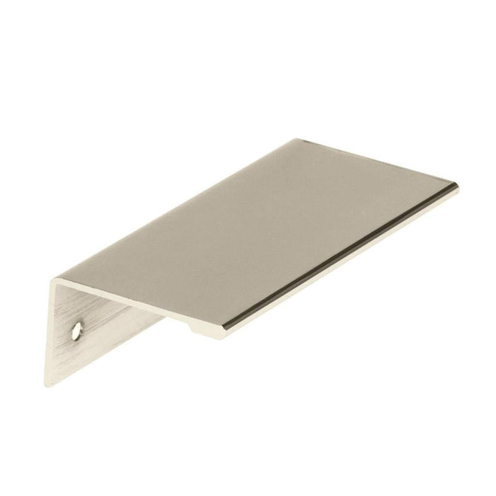 Amerock 2000858 Edge Pulls 3 inch (76mm) Center-to-Center Polished Nickel Cabinet Edge Pull