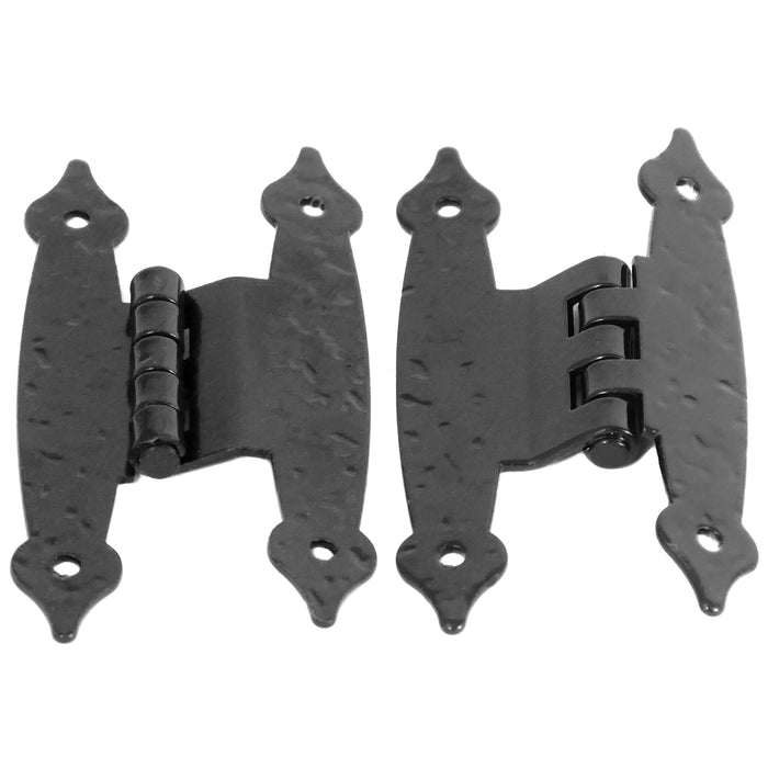 Laurey 21314 Colonial H Hinge - Black
