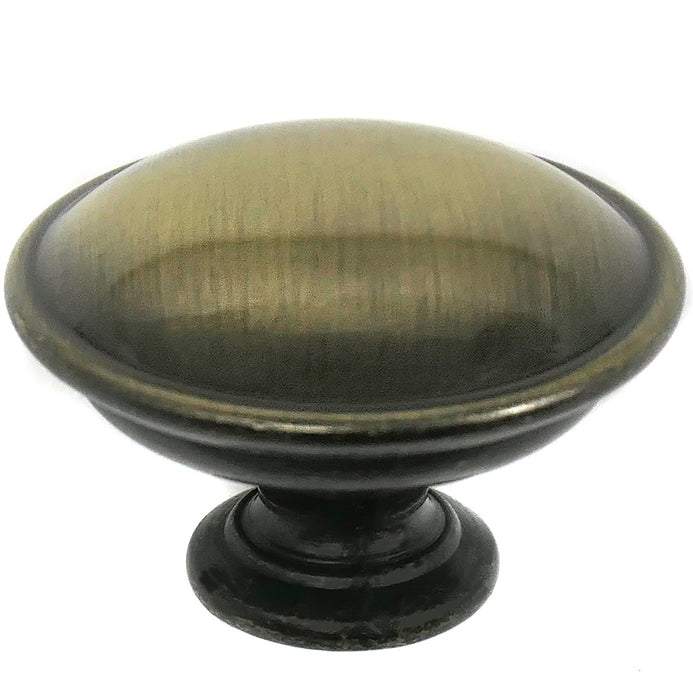 Laurey 22105 1 1/4" Classic Traditions Knob - Antique Brass