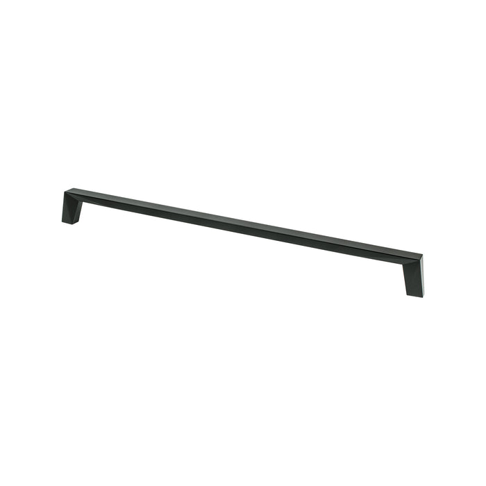 Berenson 2417-1055-P Swagger 18 inch CC Matte Black Appliance Pull Matte Black