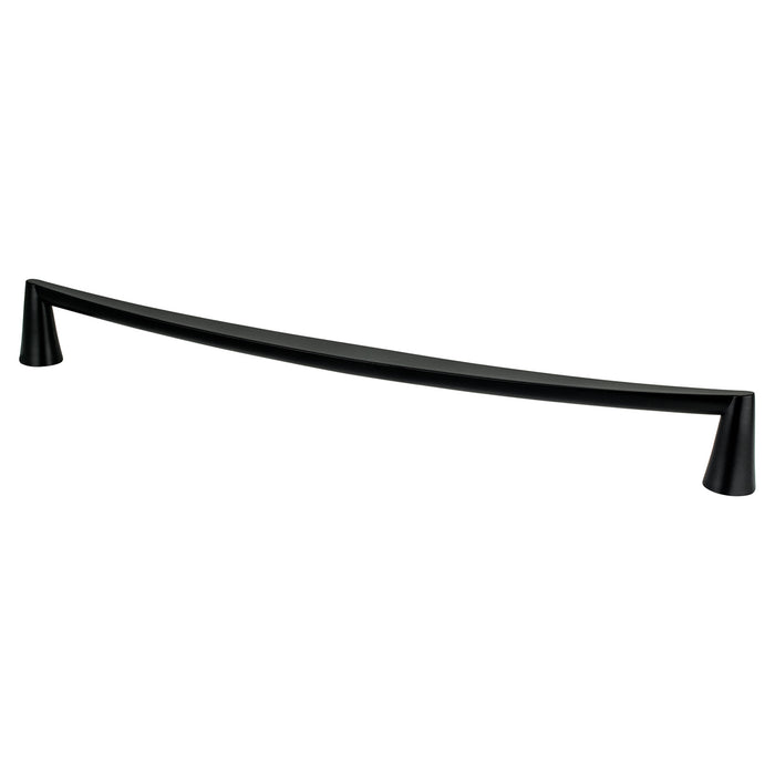 Berenson 2420-1055-P Domestic Bliss 18 inch CC Matte Black Appliance Pull Matte Black