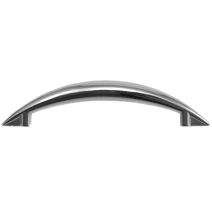 Laurey 25826 96mm Delano Small Modern Pull - Polished Chrome