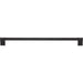 Top Knobs TK3387BLK Newburn 12" Center to Center Bar Pull Flat Black - KnobDepot