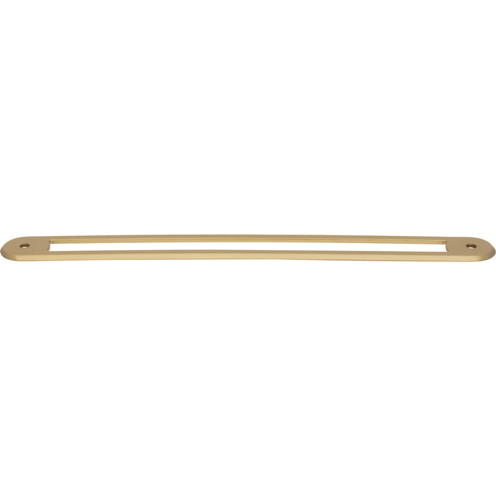 Top Knobs TK3356HB Brockwell 8 13/16" Center to Center Pull Backplate Honey Bronze - KnobDepot