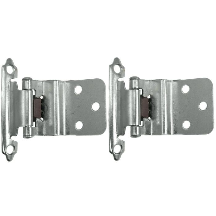 Laurey 28626 3/8" Inset Self-Closing Hinge - Polished Chrome