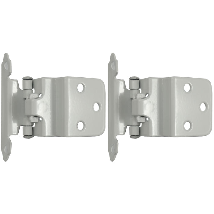 Laurey 28642 3/8" Inset Self-Closing Hinge - White