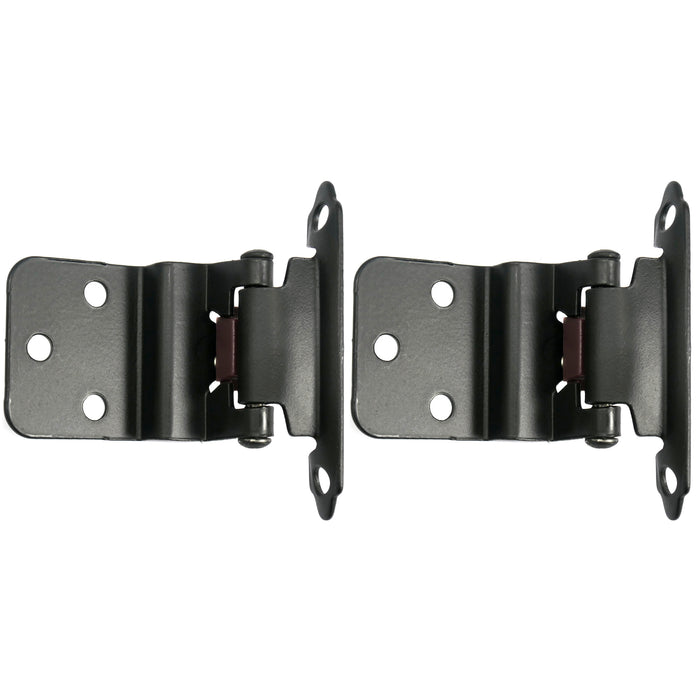 Laurey 28666 3/8" Inset Self-Closing Hinge - Oil Rubbed Bronze