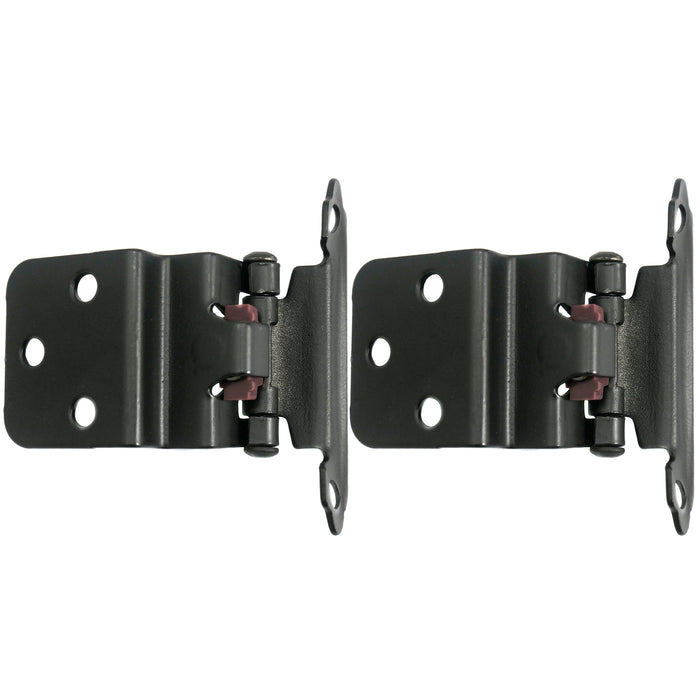 Laurey 28666 3/8" Inset Self-Closing Hinge - Oil Rubbed Bronze