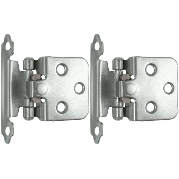 Laurey 28726 No Inset Self-Closing Hinge - Polished Chrome