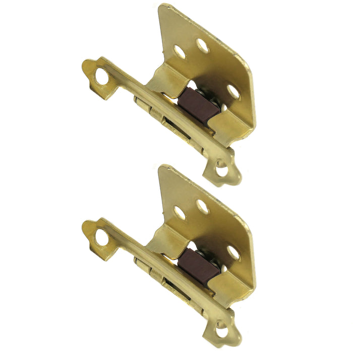 Laurey 28737 No Inset Self-Closing Hinge - Polished Brass