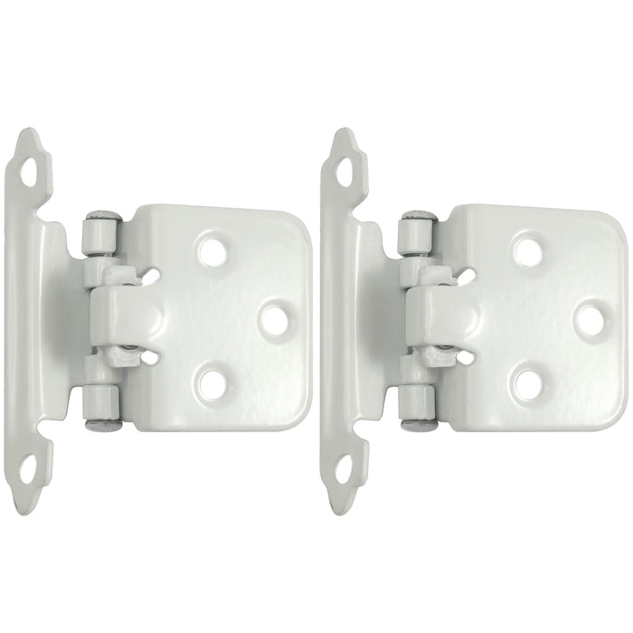 Laurey 28742 No Inset Self-Closing Hinge - White