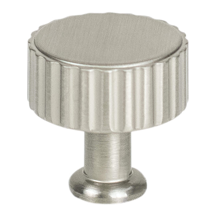 Berenson 2882-1BPN-P Cannelee Brushed Nickel Knob