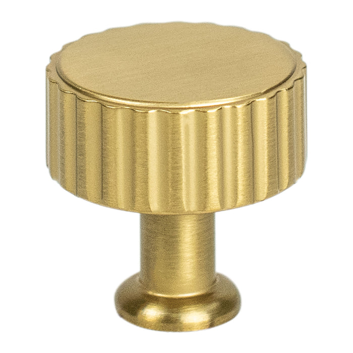 Berenson 2884-1MDB-P Cannelee Modern Brushed Gold Knob