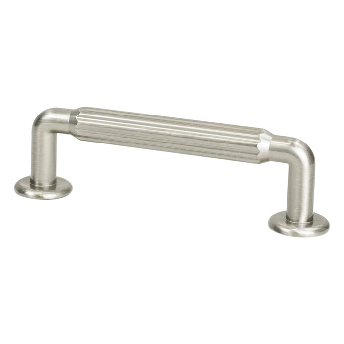 Berenson 2885-1BPN-P Cannelee 96mm CC Brushed Nickel Pull