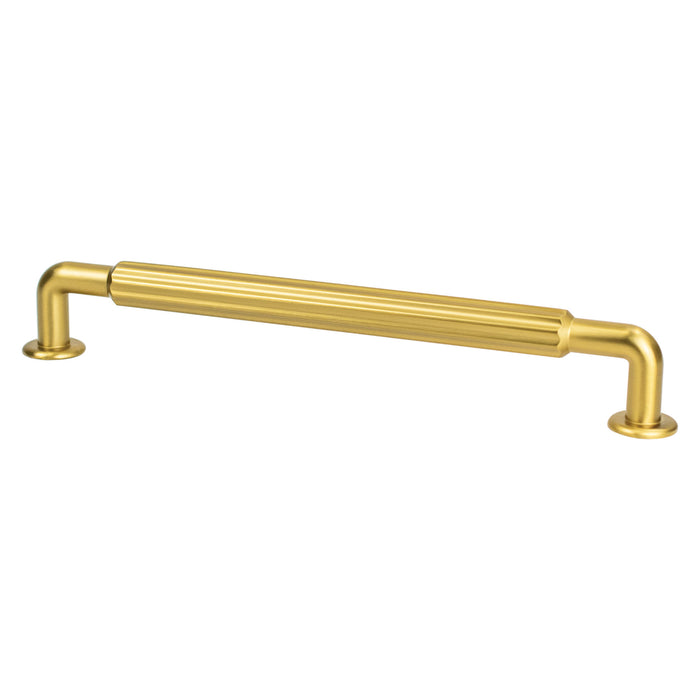 Berenson 2896-1MDB-P Cannelee 224mm CC Modern Brushed Gold Pull