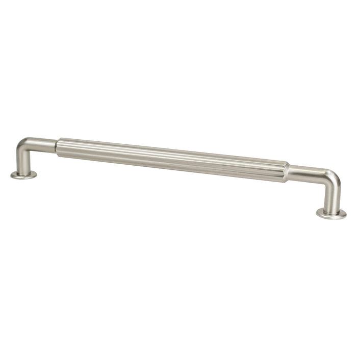 Berenson 2897-1BPN-P Cannelee 12in (305mm) CC Brushed Nickel Appliance Pull