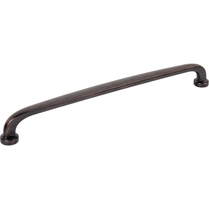 Jeffrey Alexander 410-18DBAC Weser Weser 18" (457mm) Center-to-Center Appliance Pull Brushed Oil Rubbed Bronze