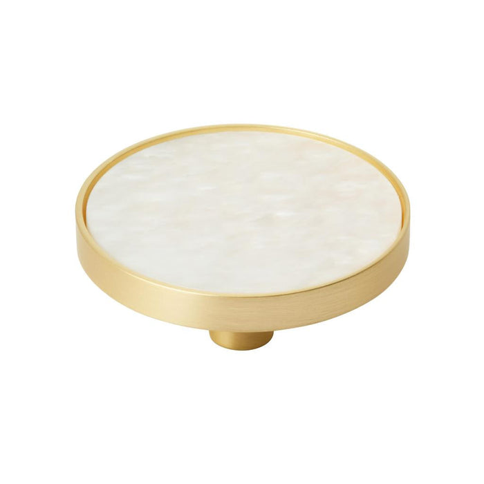 Amerock 2PK36972MOP Accents 2 inch (51mm) Diameter Gold/Mother of Pearl Cabinet Knob
