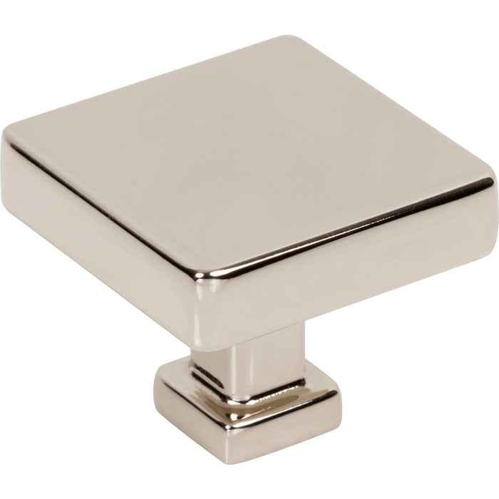 Jeffrey Alexander 229NI Nash Nash 1-3/8" (35mm) Diameter Square Knob Polished Nickel