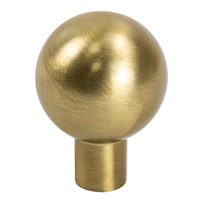 Berenson 3028-1MDB-P Berenson Knobs Modern Brushed Gold Ball Knob - KnobDepot
