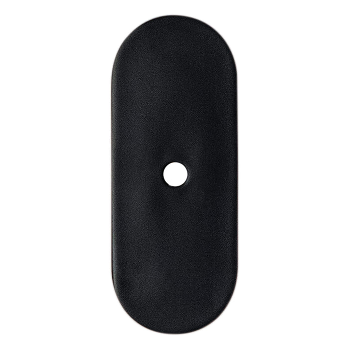 Berenson 3103-1055-B Galloway Matte Black Round Backplate