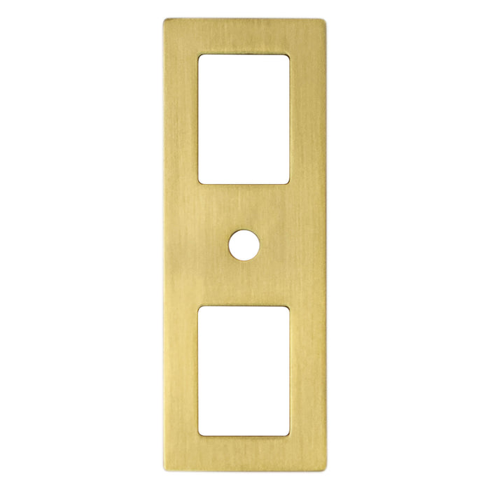 Berenson 3113-1MDB-B Statler Modern Brushed Gold Cutout Backplate