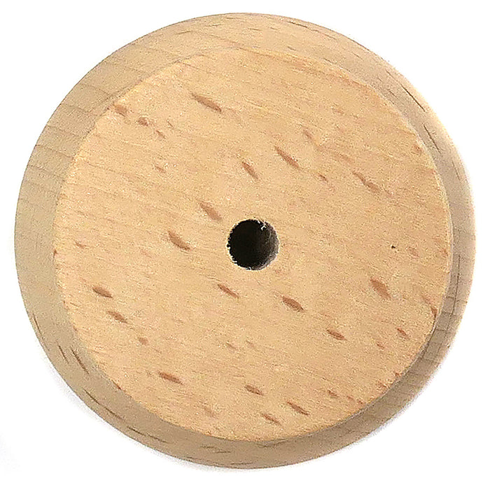 Laurey 32601 1 3/4" Au Natural Wood Mushroom Knob