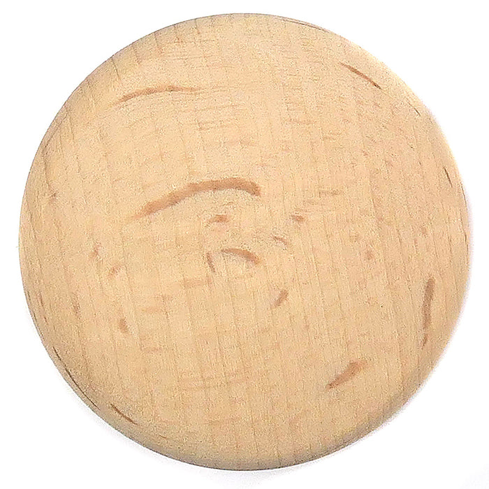 Laurey 32701 2" Au Natural Wood Mushroom Knob