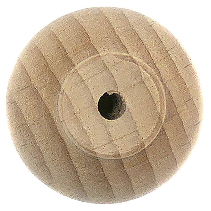 Laurey 33101 1 1/4" Au Natural Wood Round Knob
