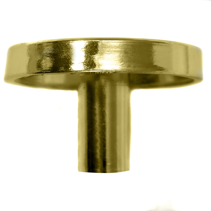 Laurey 34537 1 1/4" Tech Knob - Polished Brass