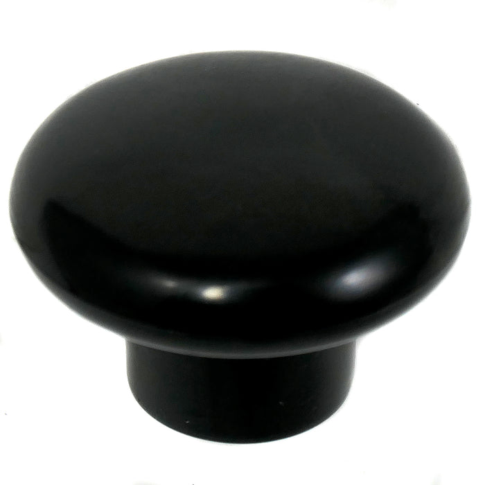 Laurey 34615 1 1/4" Plastic Knob - Black
