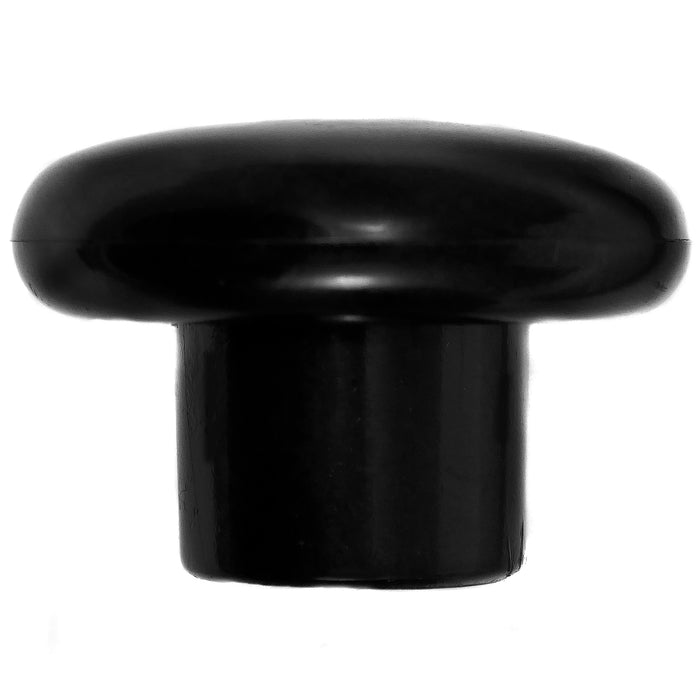 Laurey 34615 1 1/4" Plastic Knob - Black