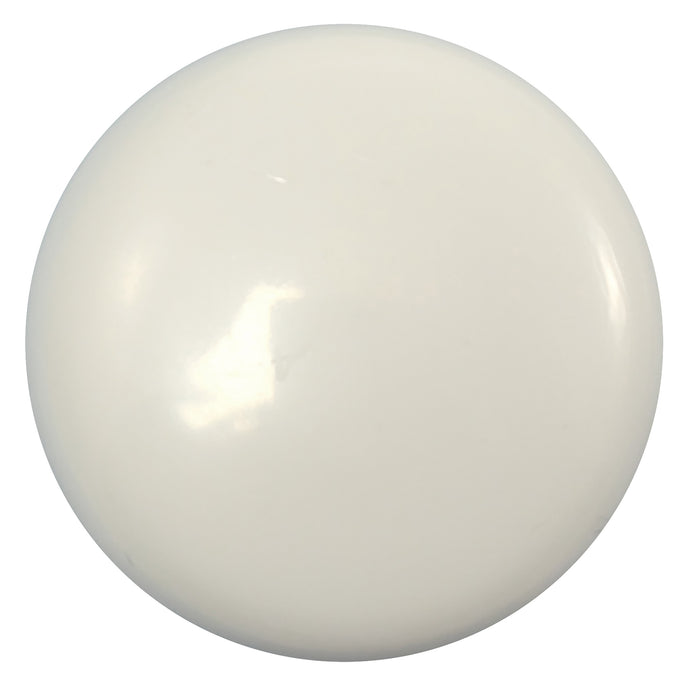 Laurey 34642 1 1/4" Plastic Knob - White