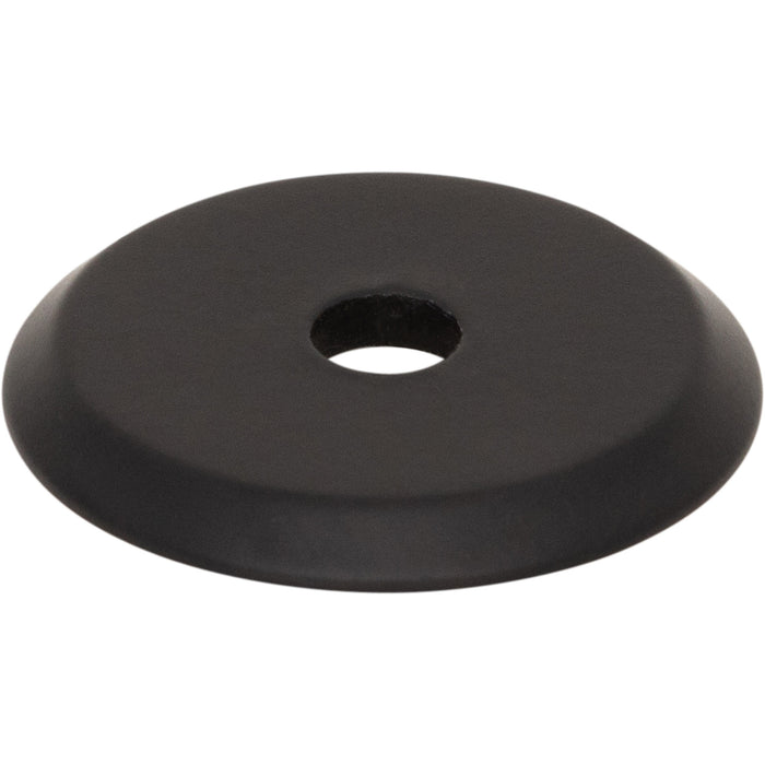 Top Knobs TK3350BLK Brockwell Knob Backplate Flat Black - KnobDepot