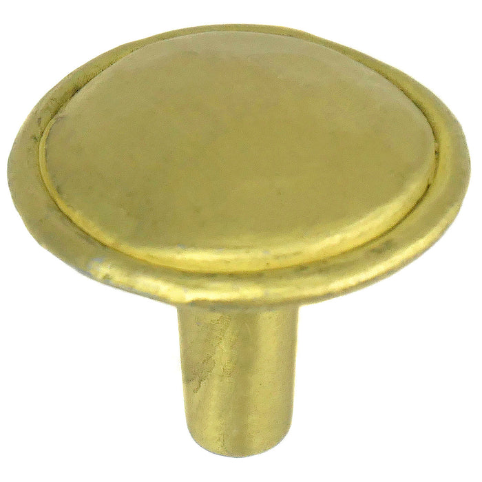 Laurey 37404 1 3/8" Merlot Knob - Satin Brass
