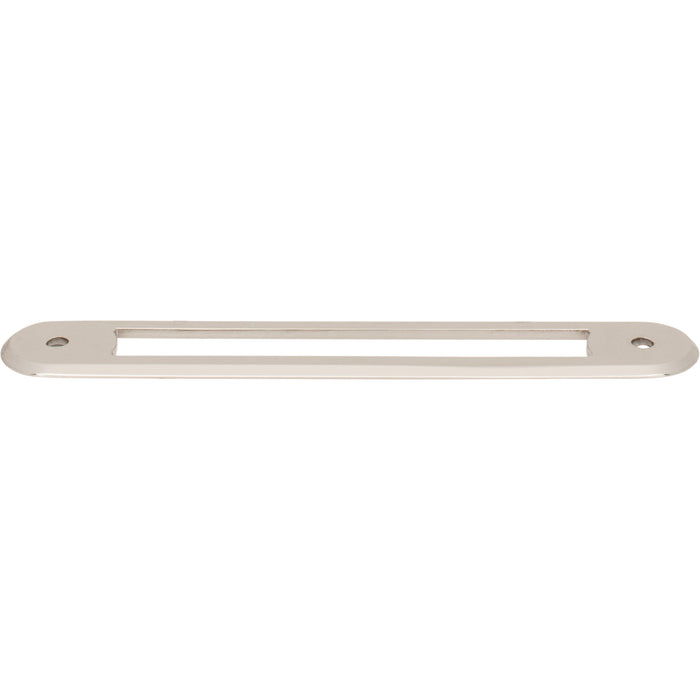 Top Knobs TK3353PN Brockwell 5 1/16" Center to Center Pull Backplate Polished Nickel - KnobDepot