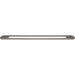Top Knobs TK3358AG Brockwell 12" Center to Center Pull Backplate Ash Gray - KnobDepot