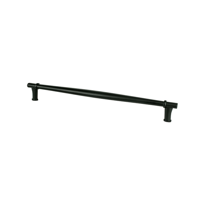 Berenson 4172-1055-P Dierdra 12 inch CC Matte Black Appliance Pull Matte Black