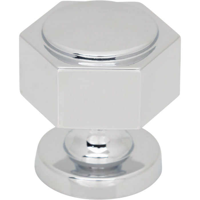 Top Knobs TK3320PC Stanmore 1 1/4" Length Geometric Knob Polished Chrome - KnobDepot