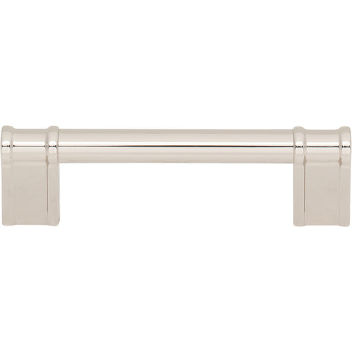 Top Knobs TK3382PN Newburn 3 3/4" Center to Center Bar Pull Polished Nickel - KnobDepot