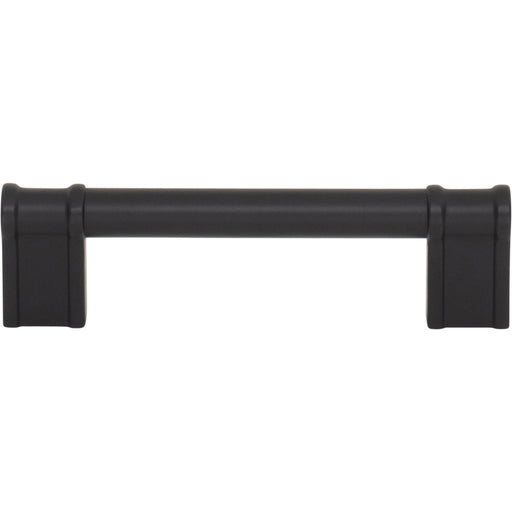 Top Knobs TK3382BLK Newburn 3 3/4" Center to Center Bar Pull Flat Black - KnobDepot