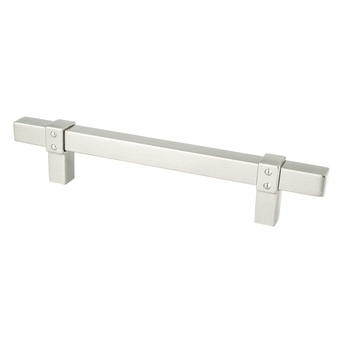 Berenson 5080-4BPN-P Rivet Rebel 128mm CC Brushed Nickel Pull Brushed Nickel