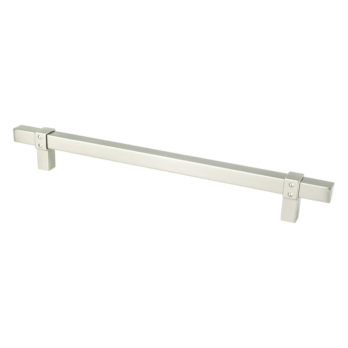 Berenson 5082-4BPN-P Rivet Rebel 224mm CC Brushed Nickel Pull Brushed Nickel