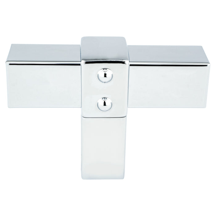 Berenson 5084-4026-P Rivet Rebel Polished Chrome Knob Polished Chrome